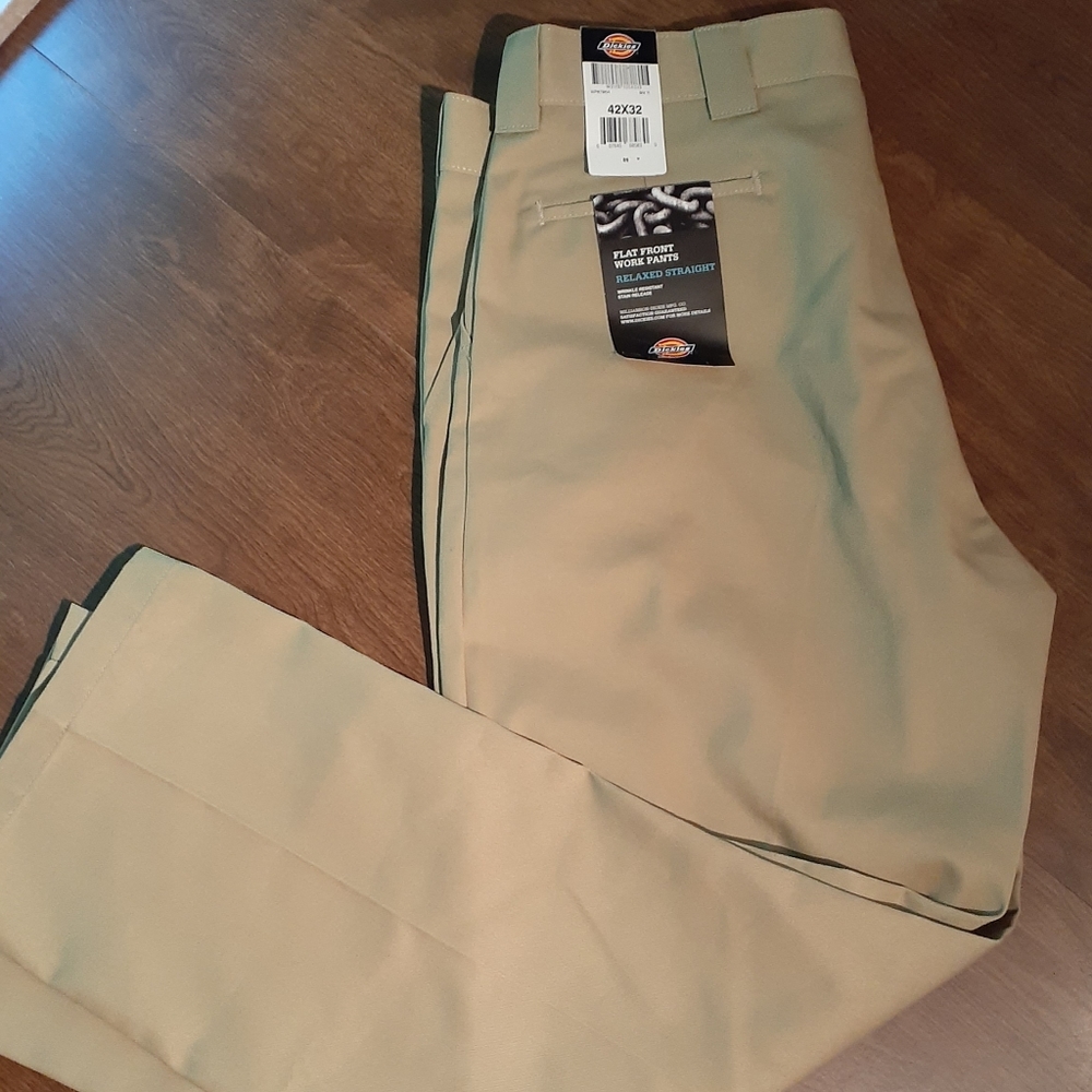 💪Dickies Work Pants Khaki 42/32s